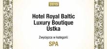 I nagroda w kategorii NAJLEPSZE SPA 2015 w konkursie Best Hotel Avard 2015